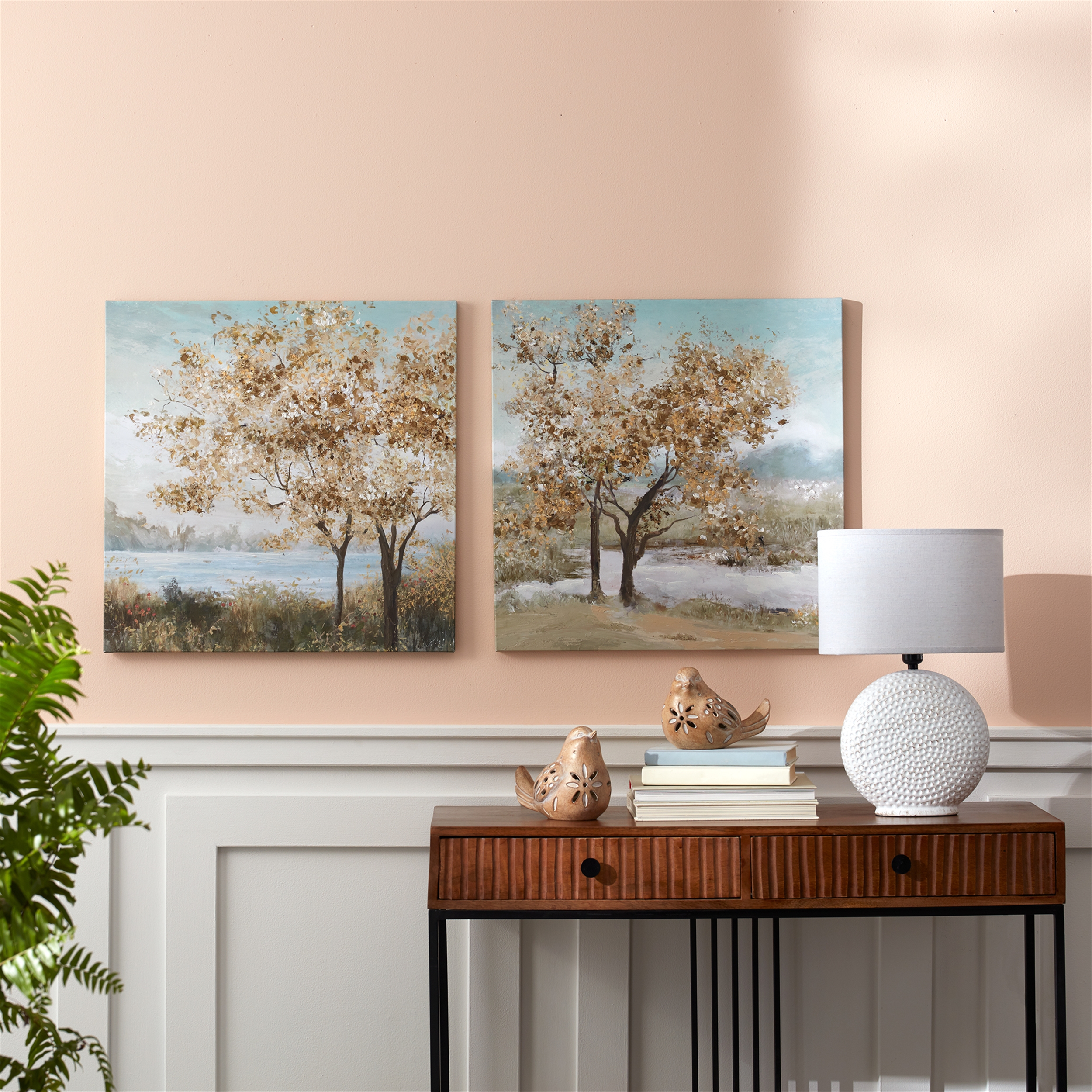 Framed Tree Canvas Art (Set of 2) - Image 2