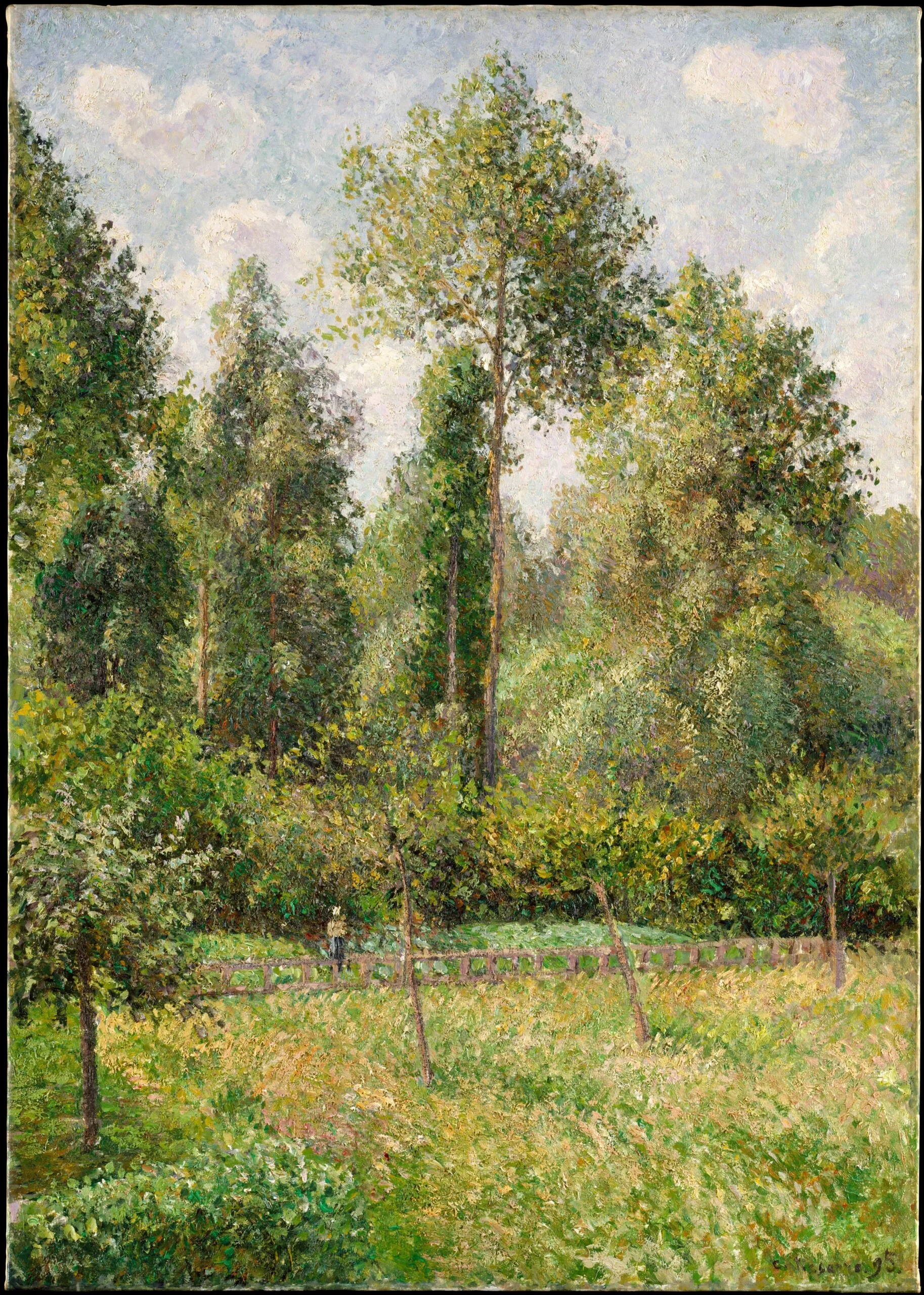 Camille Pissarro - Poplars, Eragny - Image 2