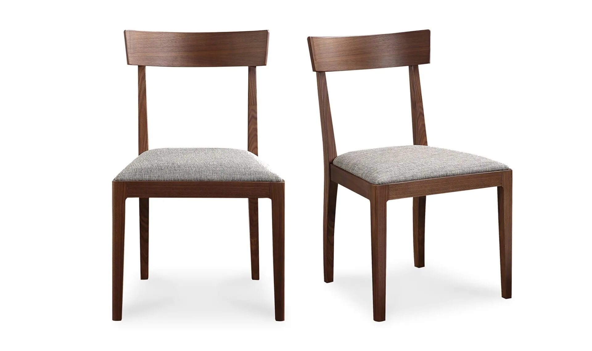 Leone Dining Chair Walnut Brown - Set Of Two - Image 4