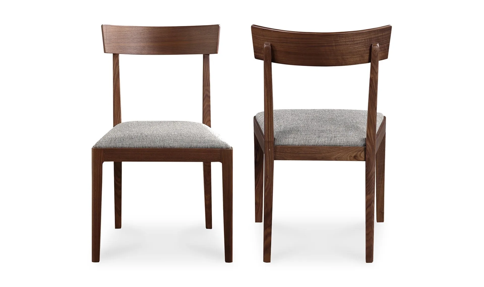 Leone Dining Chair Walnut Brown - Set Of Two - Image 5