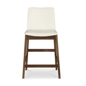 Deco Counter Stool White PVC