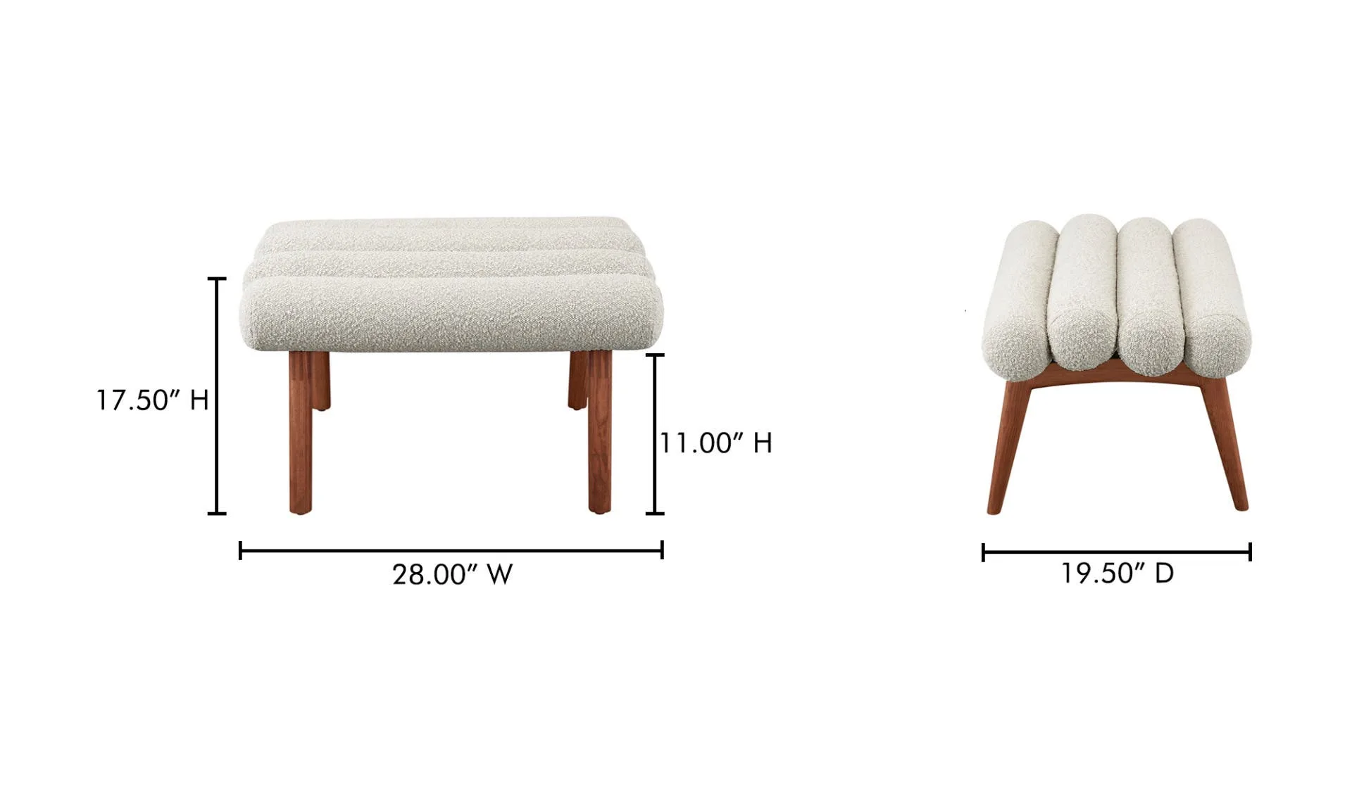 Arlo Stool Off White - Image 6