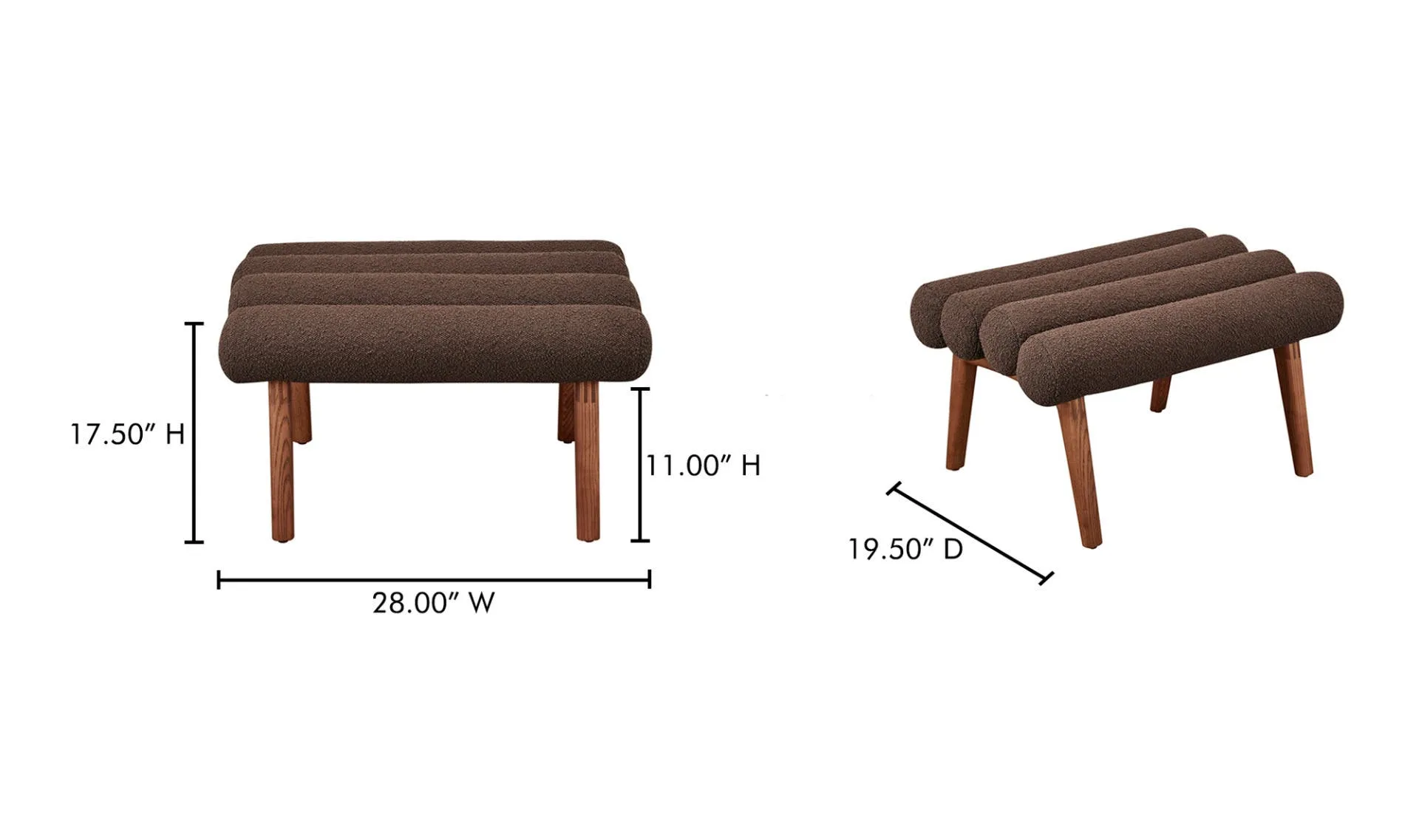 Arlo Stool Deep Brown - Image 6