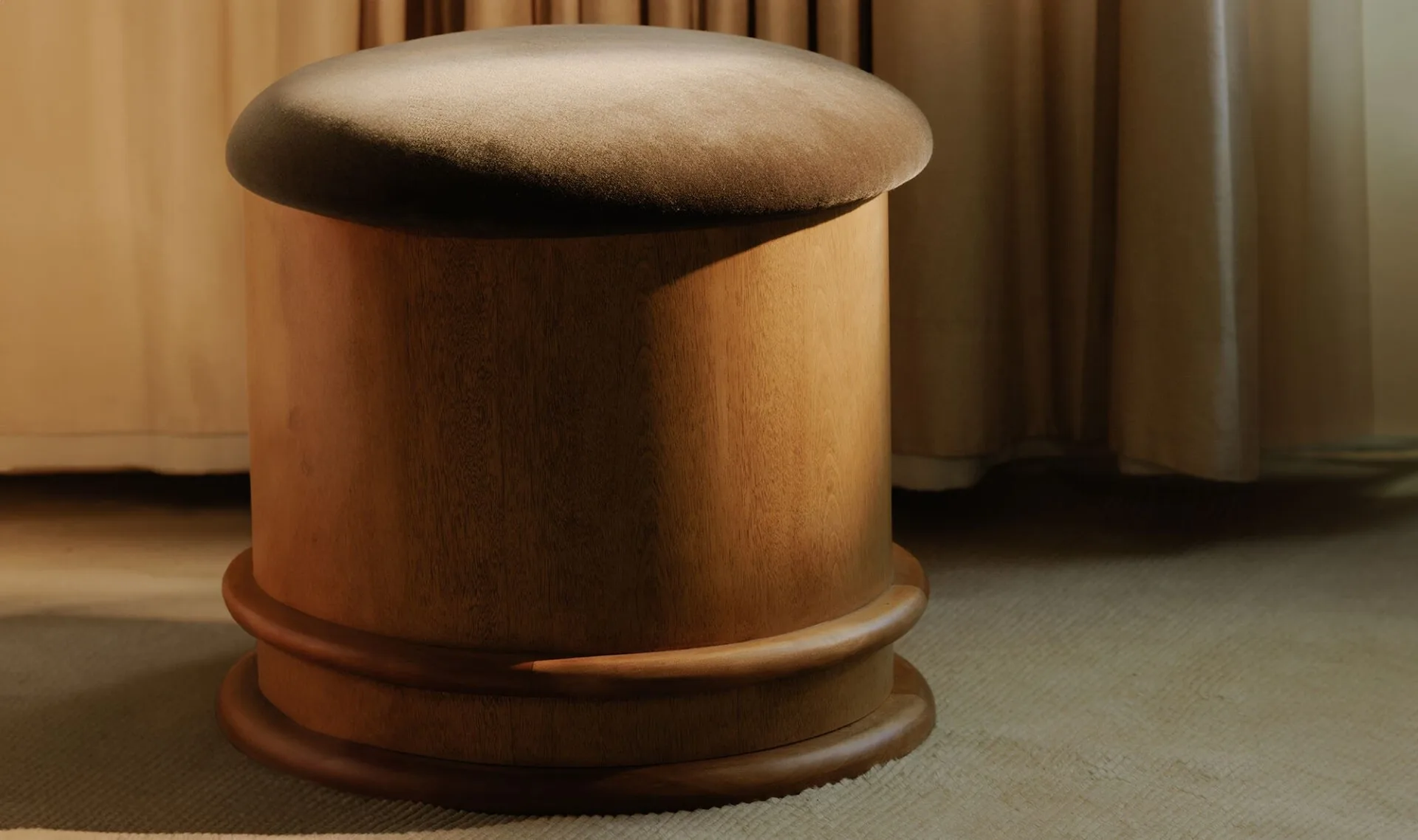 Piccolo Storage Stool Olive - Image 3