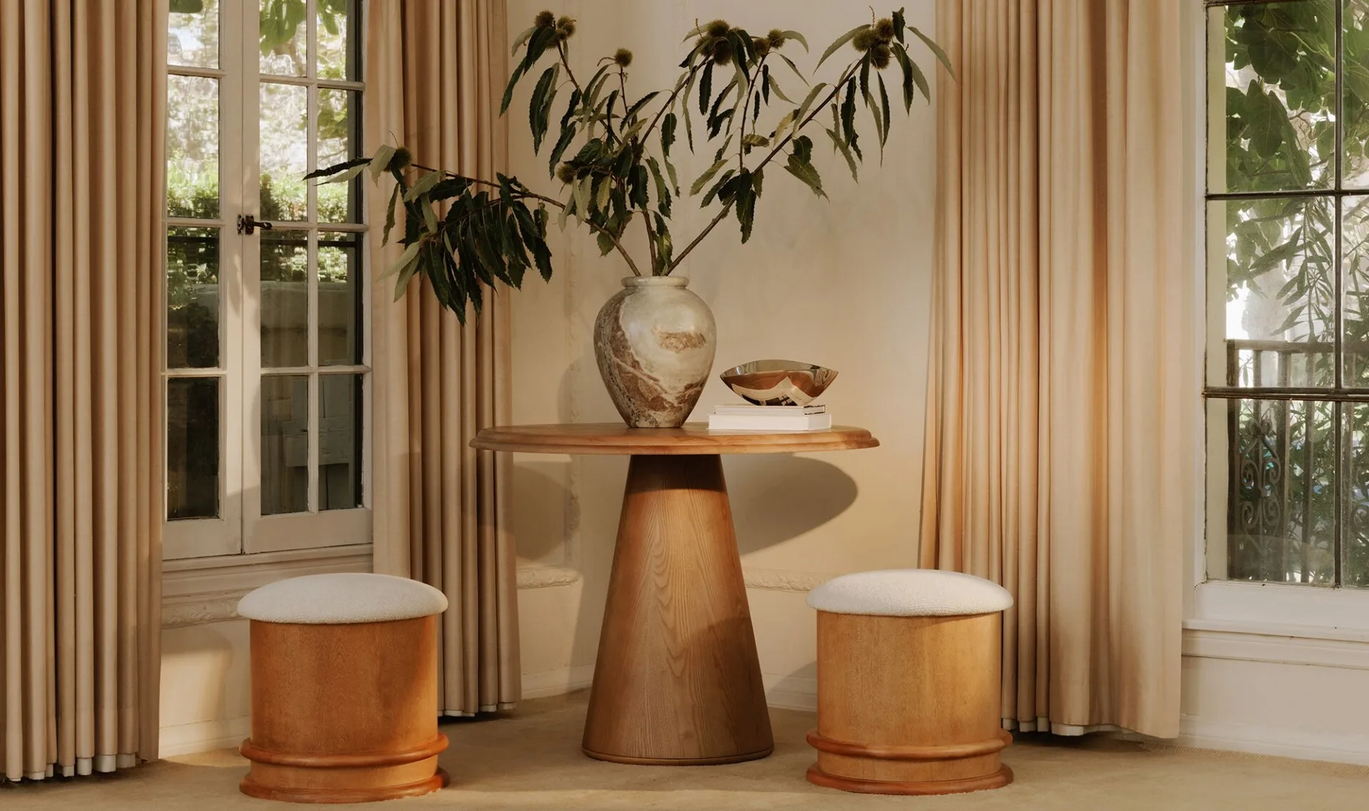 Piccolo Storage Stool Flecked Oatmeal - Image 2