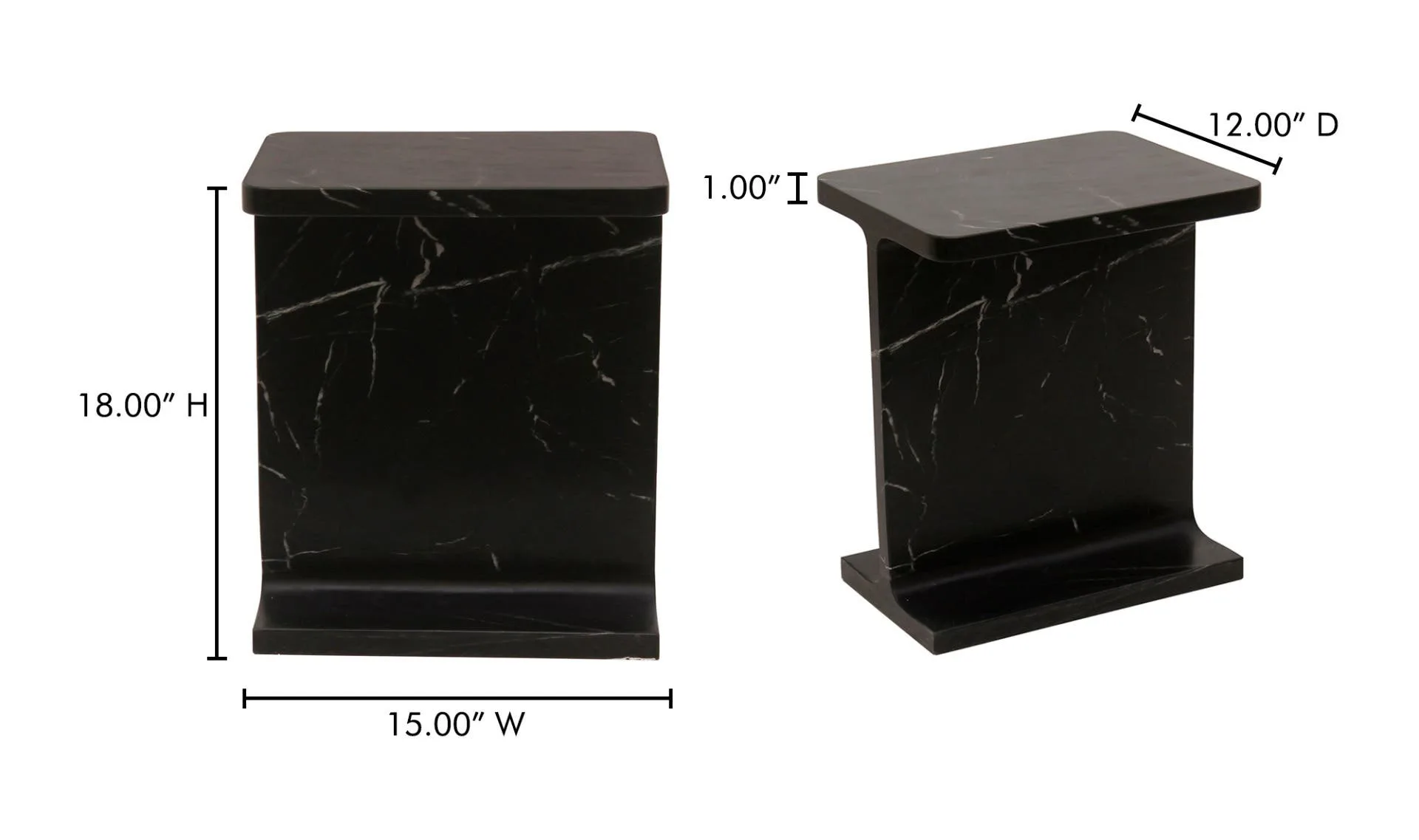 Tullia Accent Table Black - Image 6