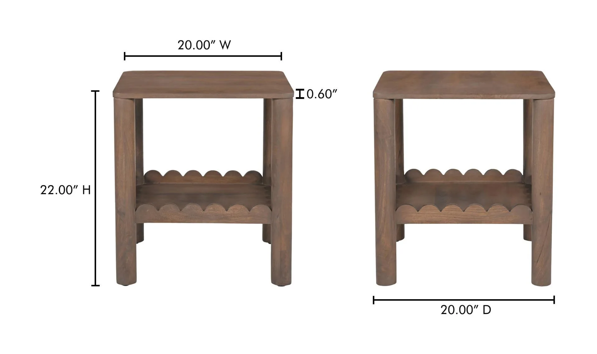Wiley Side Table Vintage Brown - Image 6