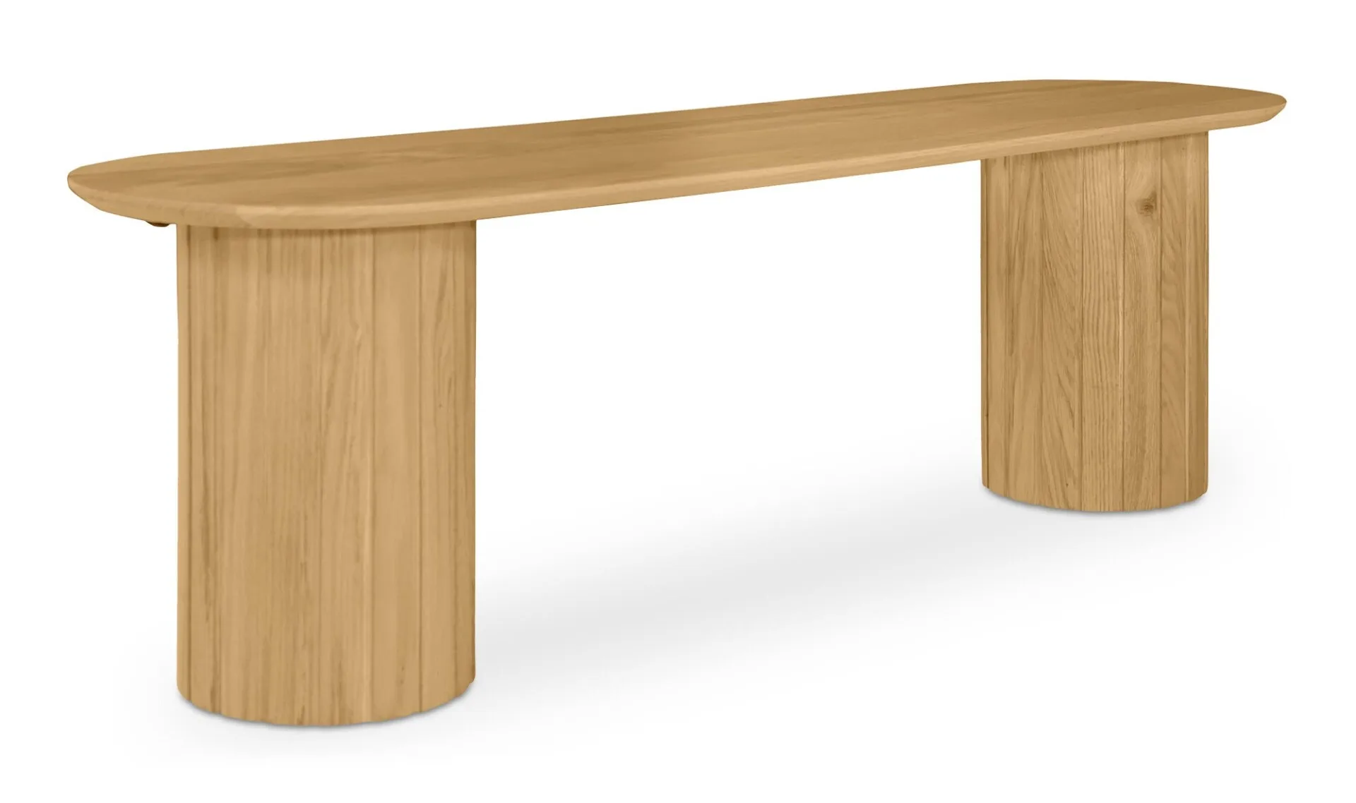 Povera Dining Bench Natural Oak - Image 4