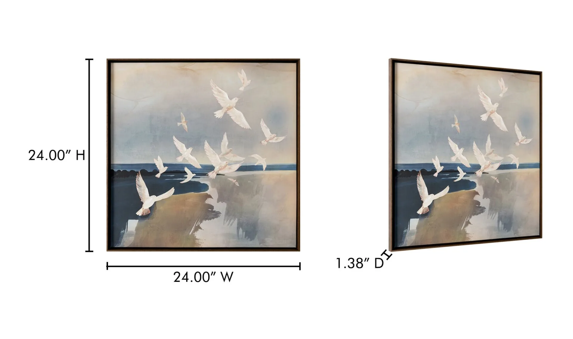 Flock Framed Painting - Image 6