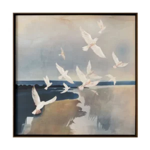 Flock Framed Painting