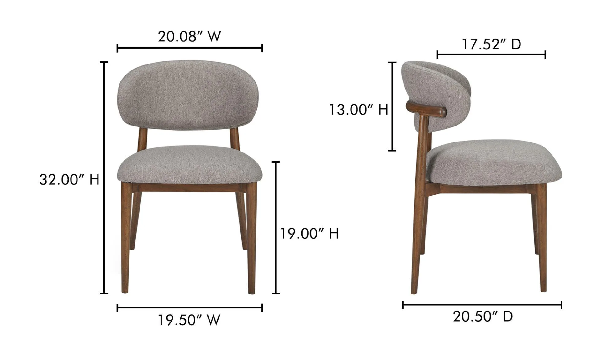 Ellie Dining Chair Light Brown - Image 6