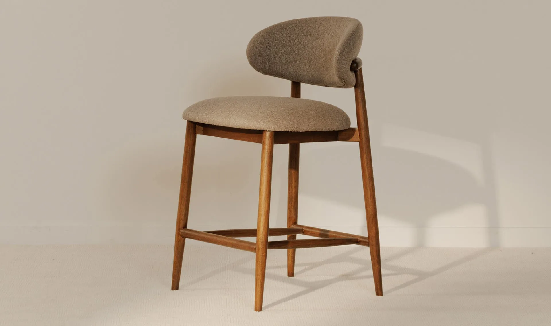 Ellie Counter Stool Light Brown - Image 2