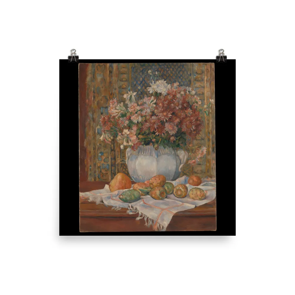 Auguste Renoir - Still Life with Flowers and Prickly Pears - Image 5