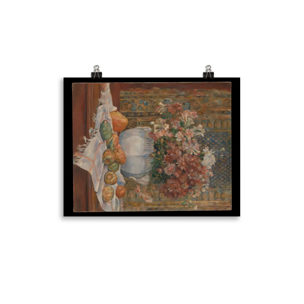 Auguste Renoir - Still Life with Flowers and Prickly Pears - Image 6