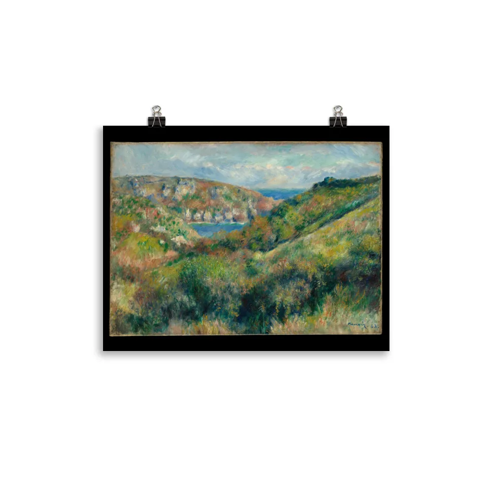 Auguste Renoir - Hills around the Bay of Moulin Huet, Guernsey - Image 5