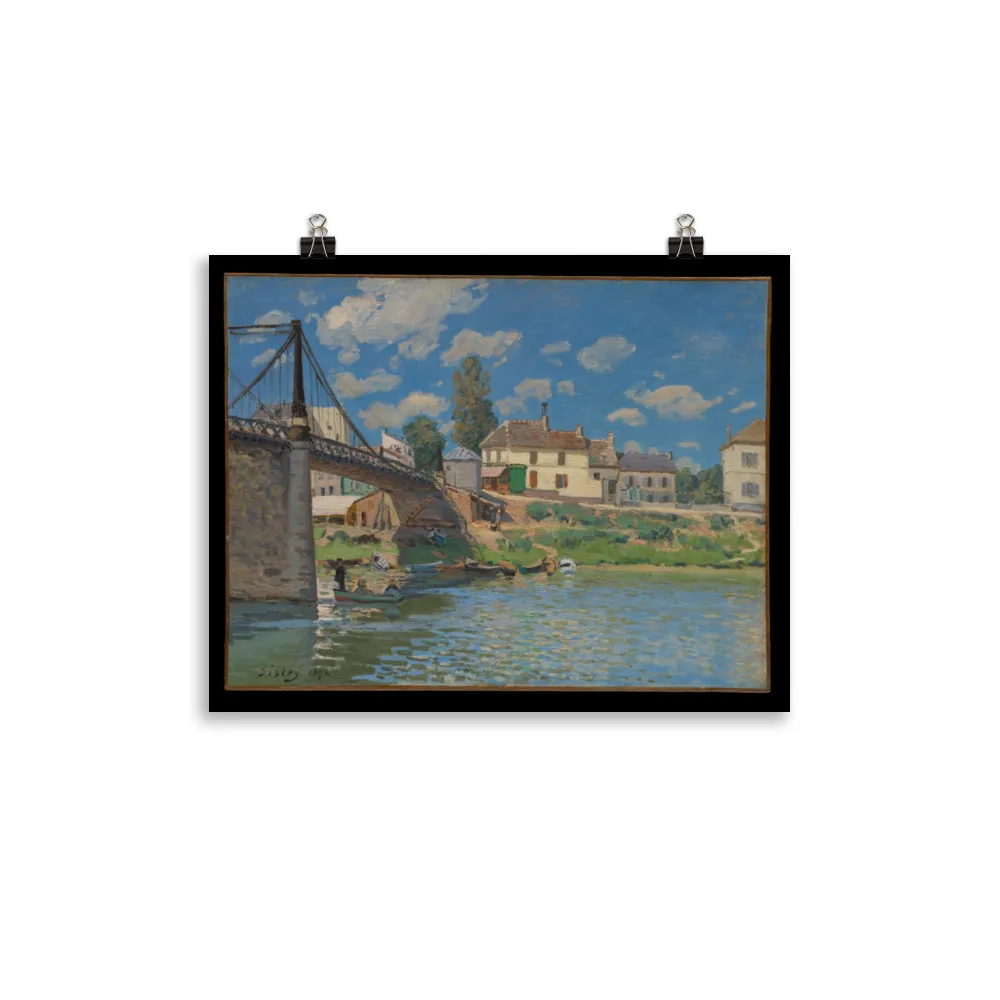 Alfred Sisley - The Bridge at Villeneuve-la-Garenne - Image 5