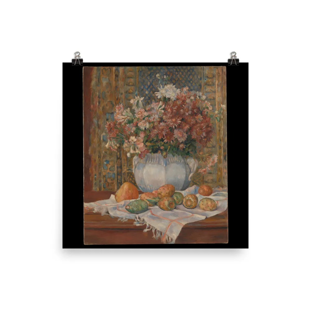 Auguste Renoir - Still Life with Flowers and Prickly Pears - Image 7