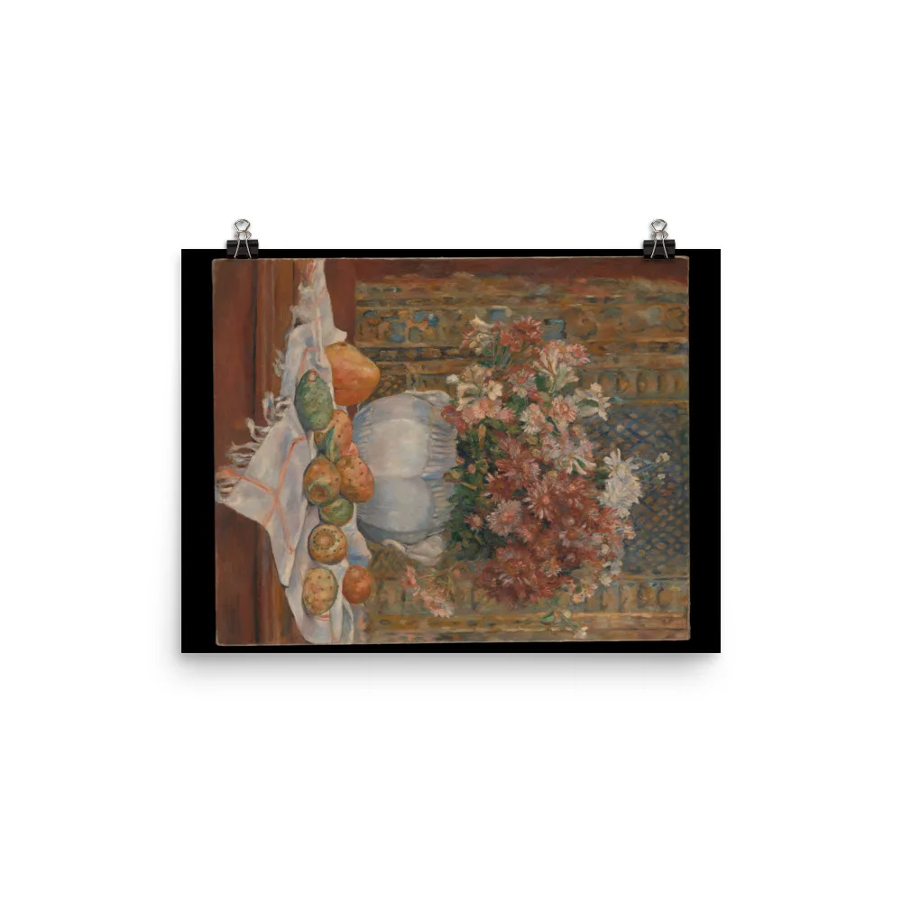 Auguste Renoir - Still Life with Flowers and Prickly Pears - Image 8