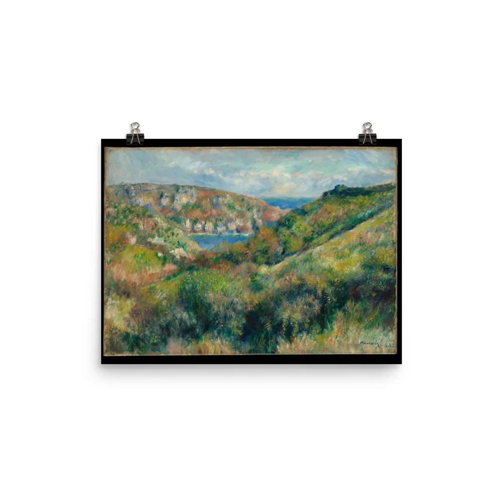 Auguste Renoir - Hills around the Bay of Moulin Huet, Guernsey - Image 6