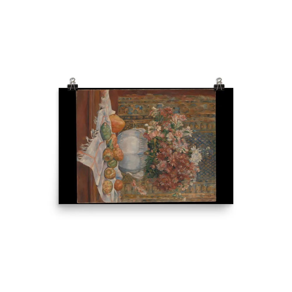 Auguste Renoir - Still Life with Flowers and Prickly Pears - Image 9