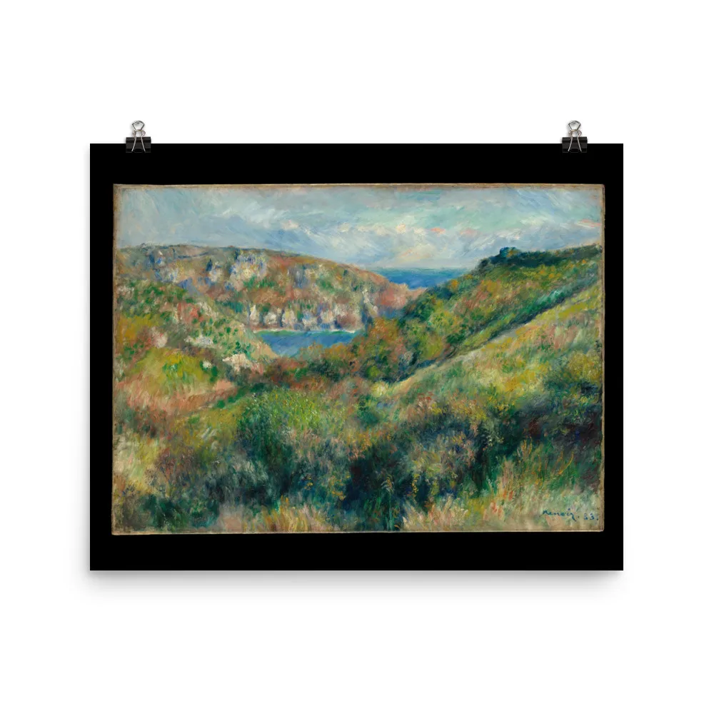 Auguste Renoir - Hills around the Bay of Moulin Huet, Guernsey - Image 8