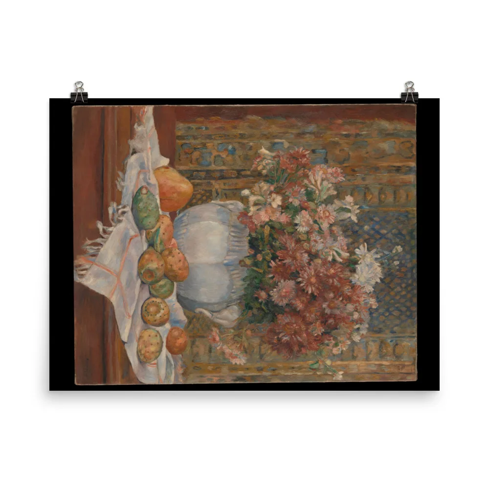 Auguste Renoir - Still Life with Flowers and Prickly Pears - Image 13