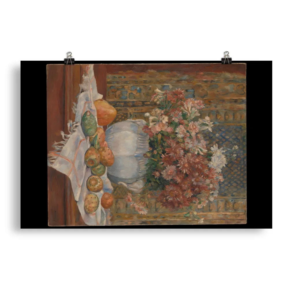 Auguste Renoir - Still Life with Flowers and Prickly Pears - Image 3