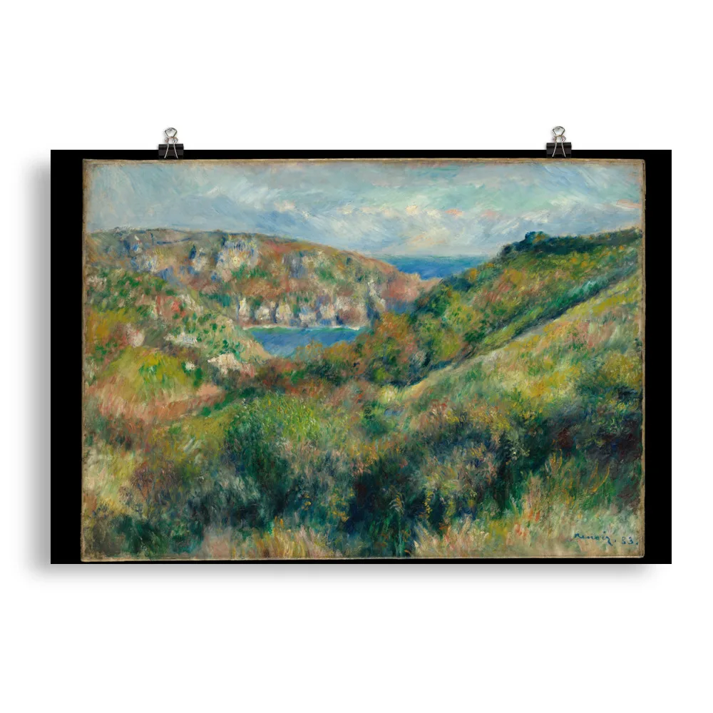 Auguste Renoir - Hills around the Bay of Moulin Huet, Guernsey - Image 3