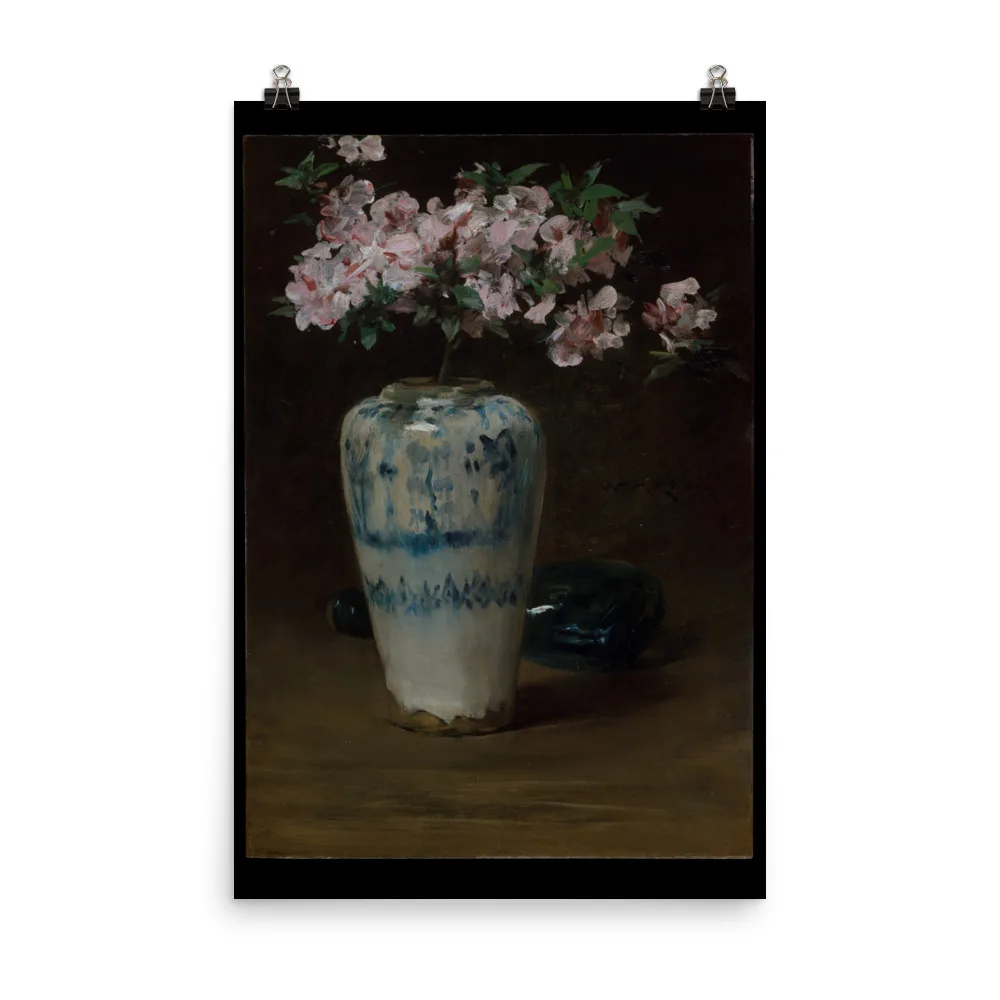 William Merritt Chase - Pink Azalea—Chinese Vase - Image 9