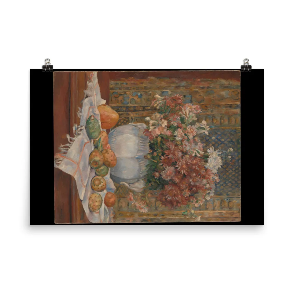 Auguste Renoir - Still Life with Flowers and Prickly Pears - Image 14