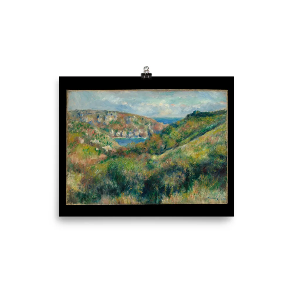 Auguste Renoir - Hills around the Bay of Moulin Huet, Guernsey - Image 10