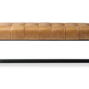Wyatt Leather Bench