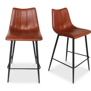 Alibi Counter Stool Brown - Set Of Two