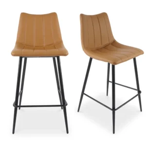 Alibi Counter Stool Tan - Set Of Two
