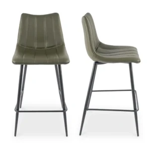 Alibi Counter Stool Dark Green - Set Of Two
