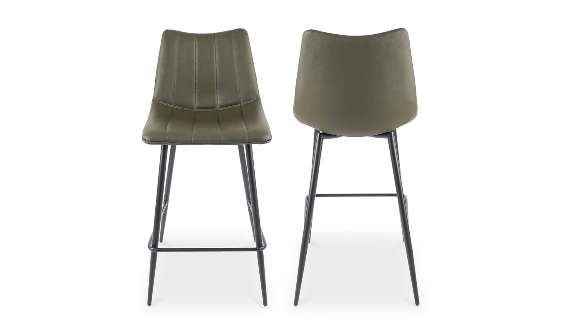 Alibi Counter Stool Dark Green - Set Of Two - Image 3