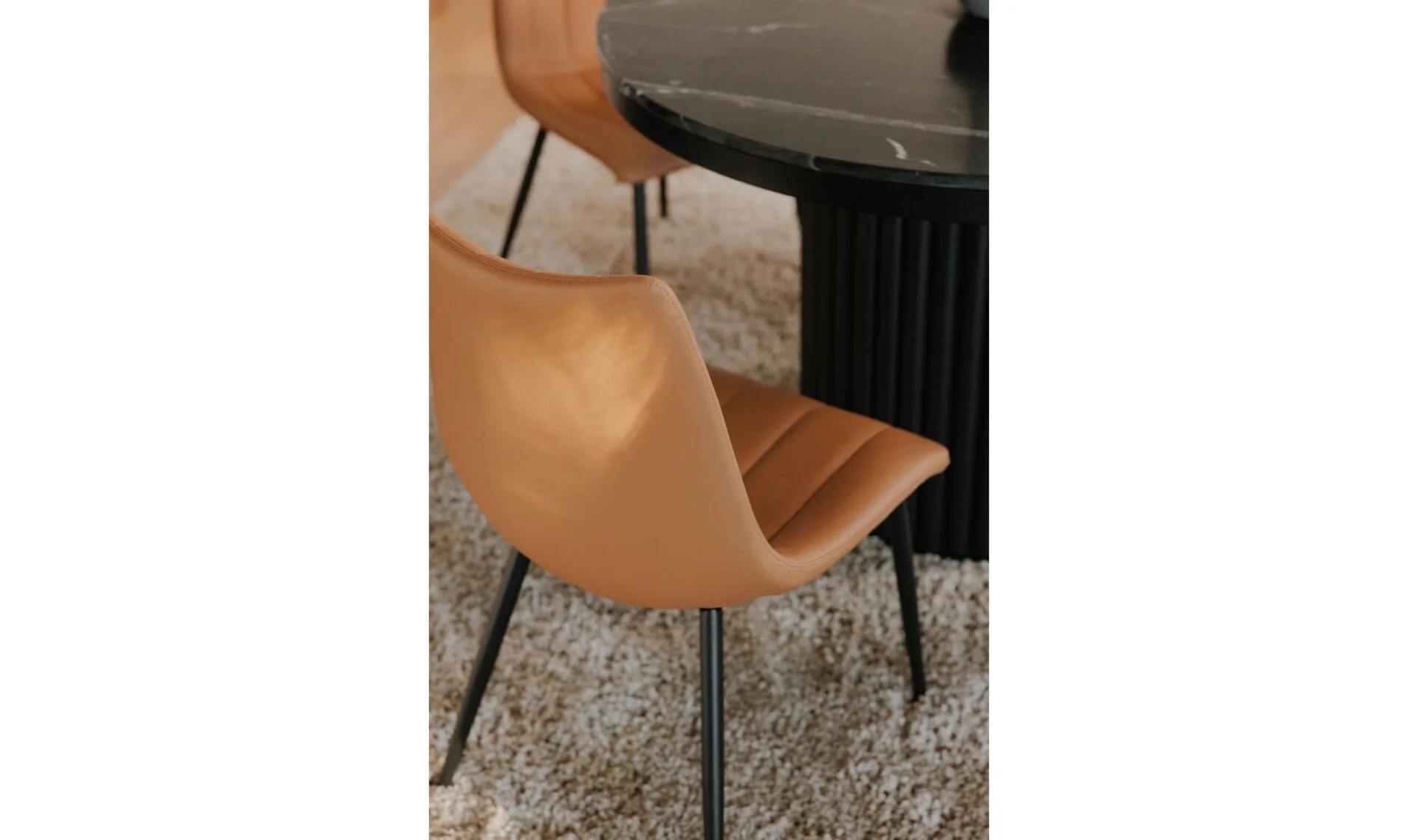 Alibi Dining Chair Tan - Set Of Two - Image 4