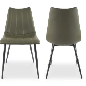 Alibi Dining Chair Dark Green - Set Of Two