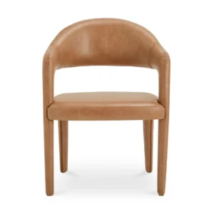 Martens Dining Chair Brown Leather