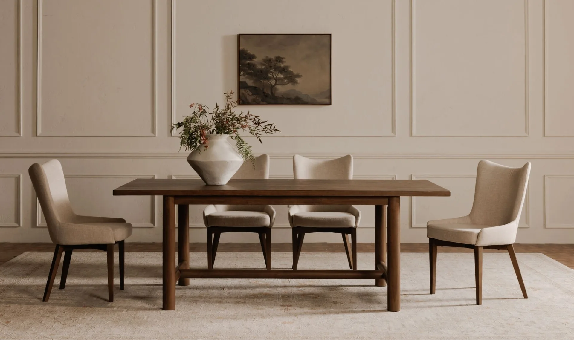 Potter Dining Chair Heather Beige - Image 2