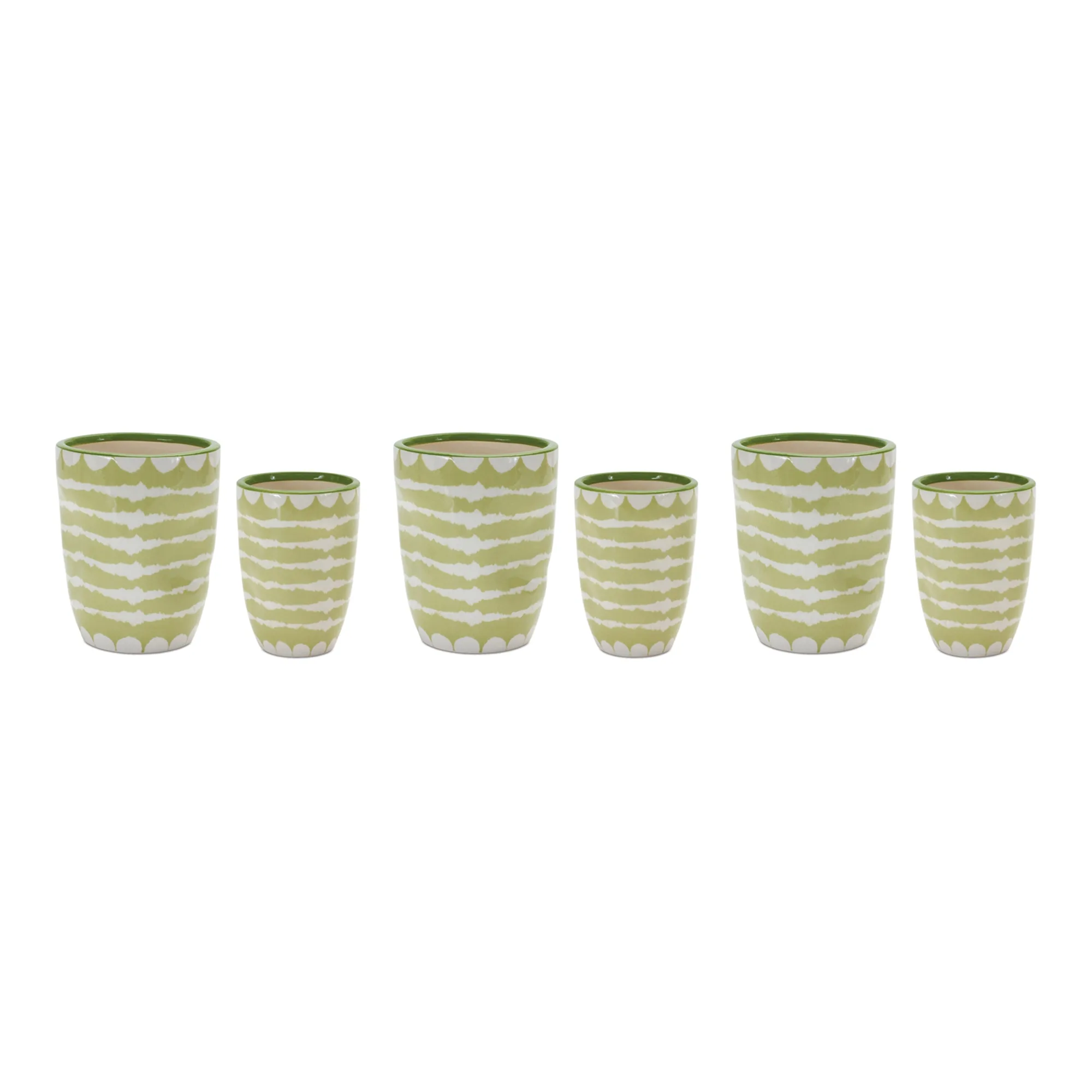 Striped Vase Planter (Set of 3) - Image 2