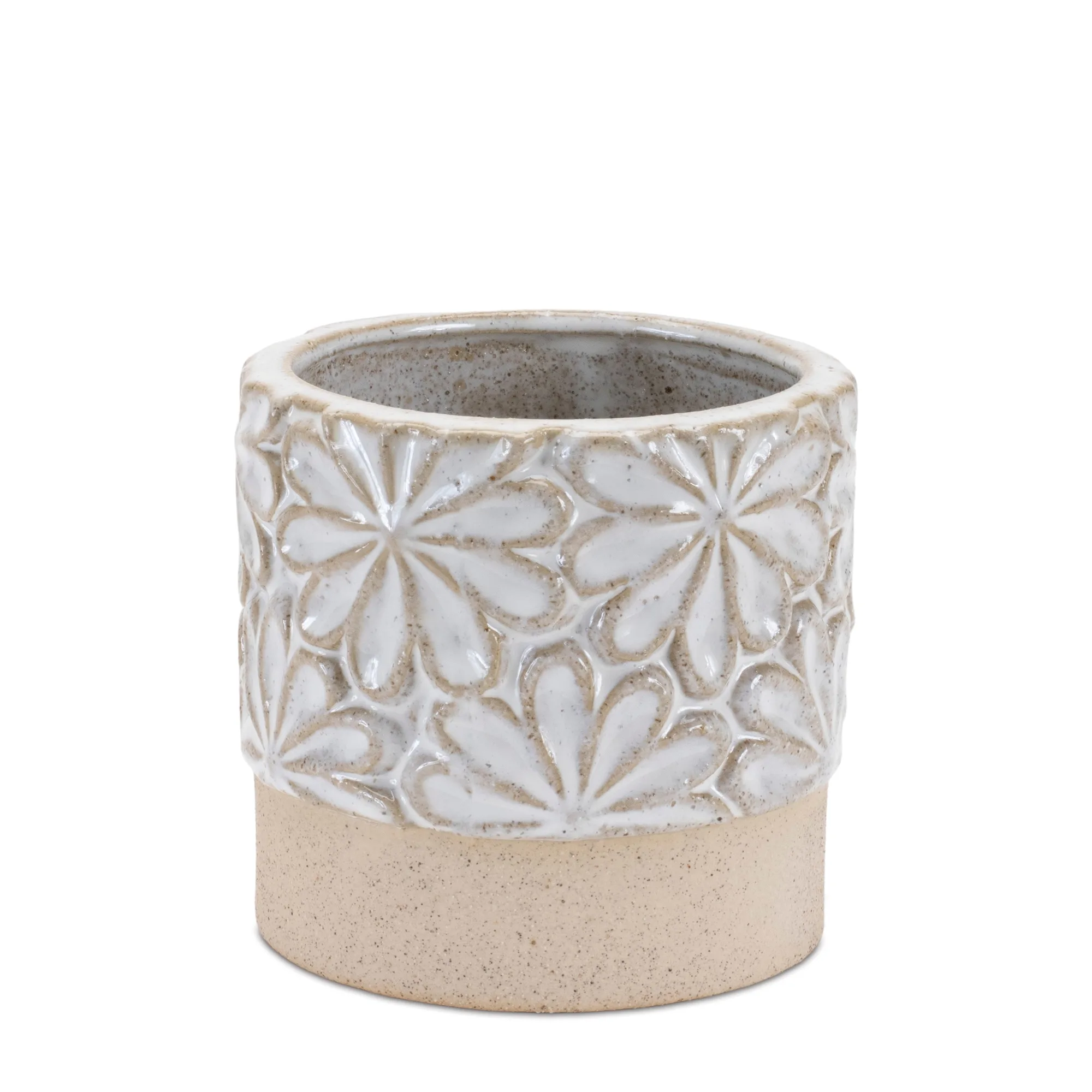 Ceramic Floral Planter (Set of 2) - Image 4
