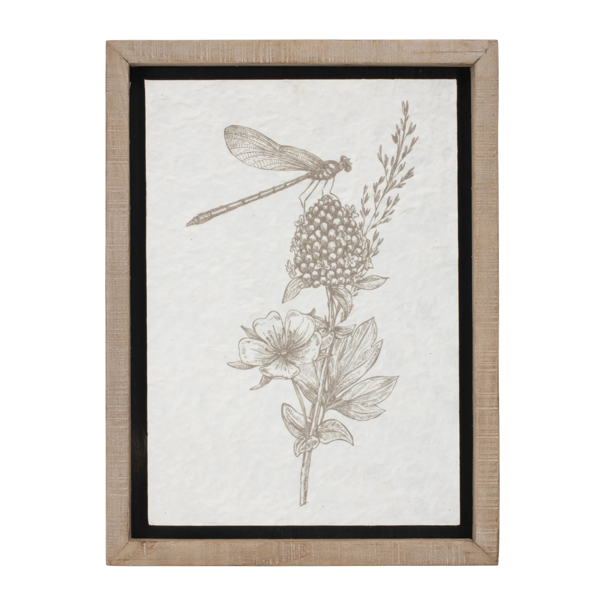 Framed Floral Insect Print (Set of 3) - Image 3