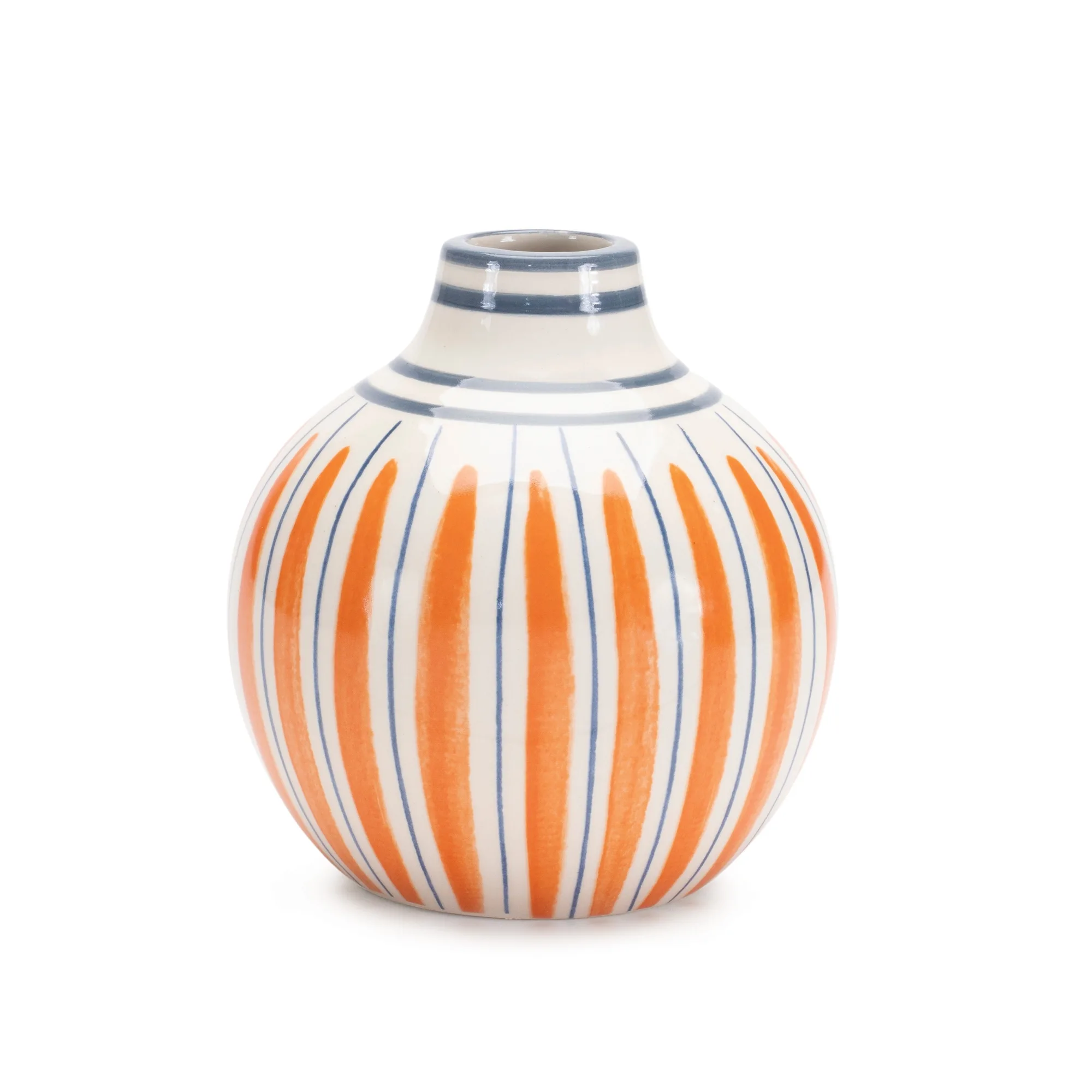 Multi-Striped Stone Vase (Set of 2) - Image 3