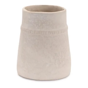 Recycled Paper Chalk Vase 6.5"H