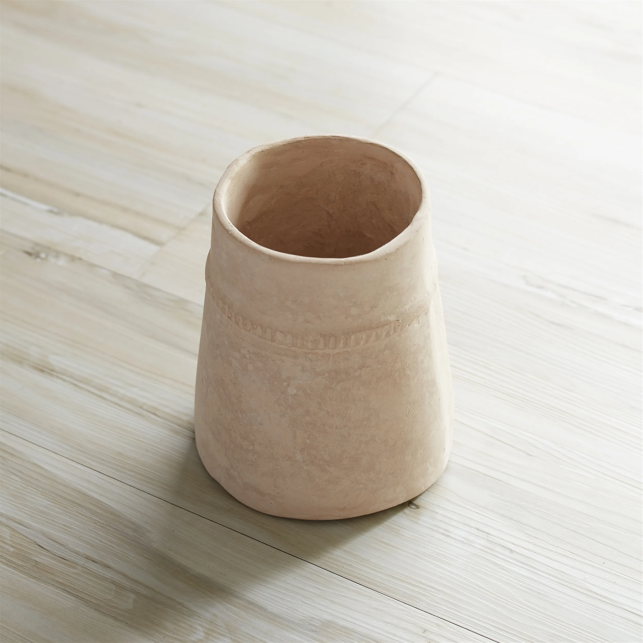 Recycled Paper Chalk Vase 6.5"H - Image 2