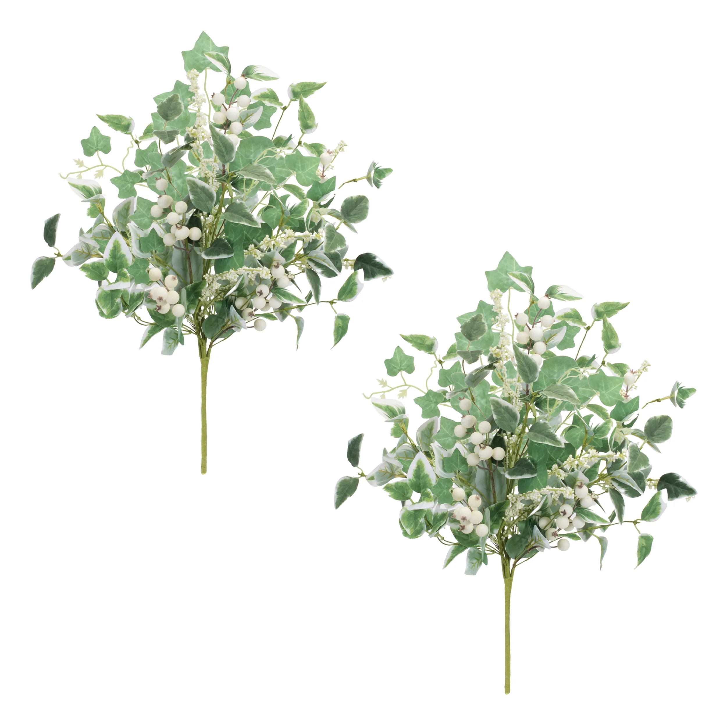 Mixed Ivy Foliage Berry Bush (Set of 2) - Image 2
