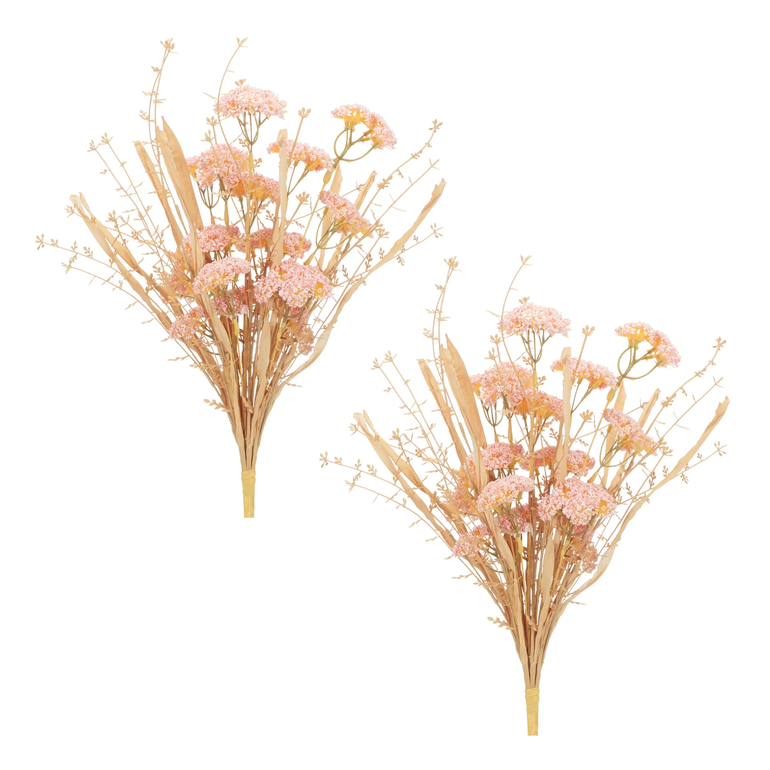 Blush Floral Grass Bush (Set of 2) - Image 3