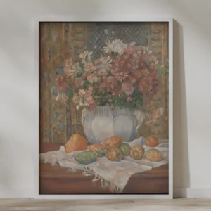 Auguste Renoir - Still Life with Flowers and Prickly Pears