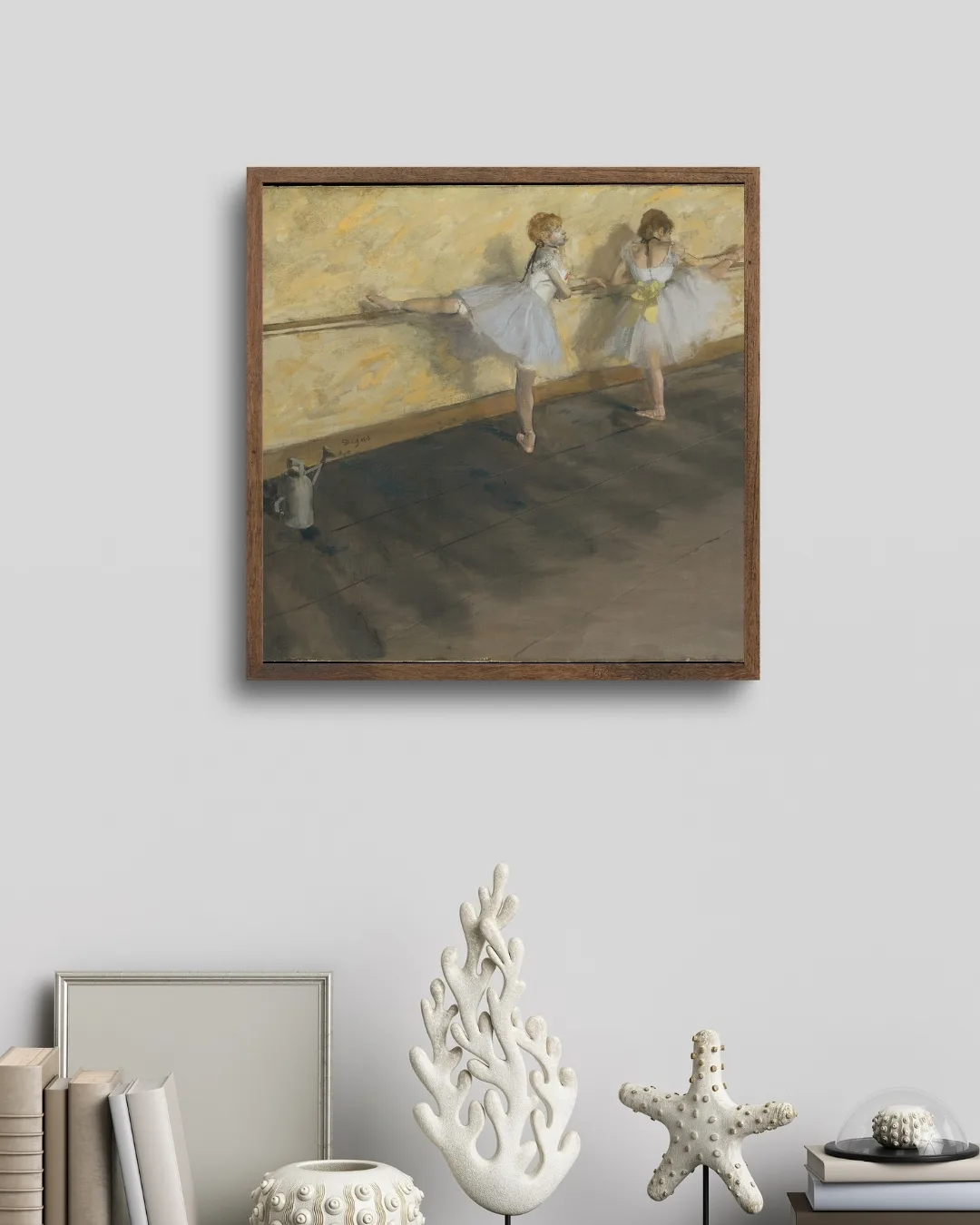 Edgar Degas - Dancers Practicing at the Barre